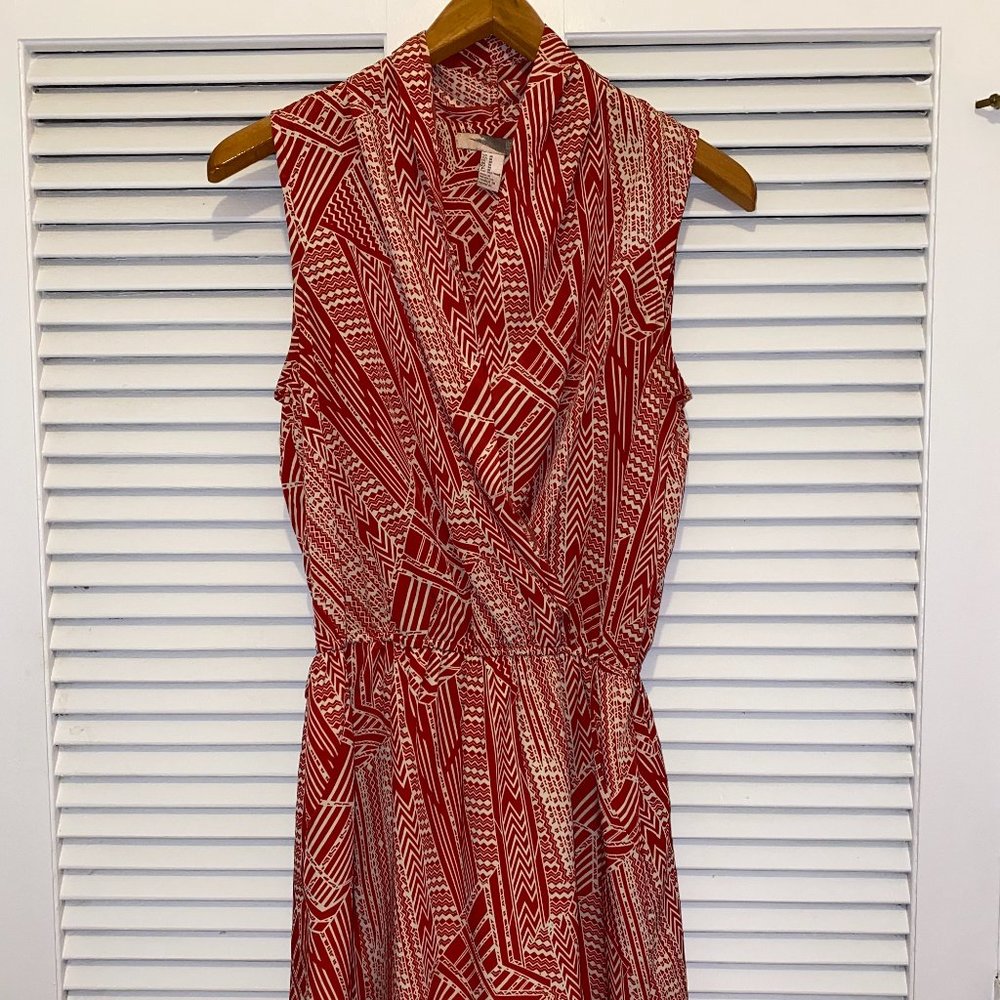 Patterned Work Dress
